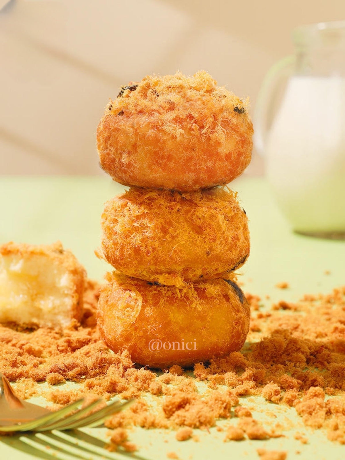 Meat Floss Round Cake