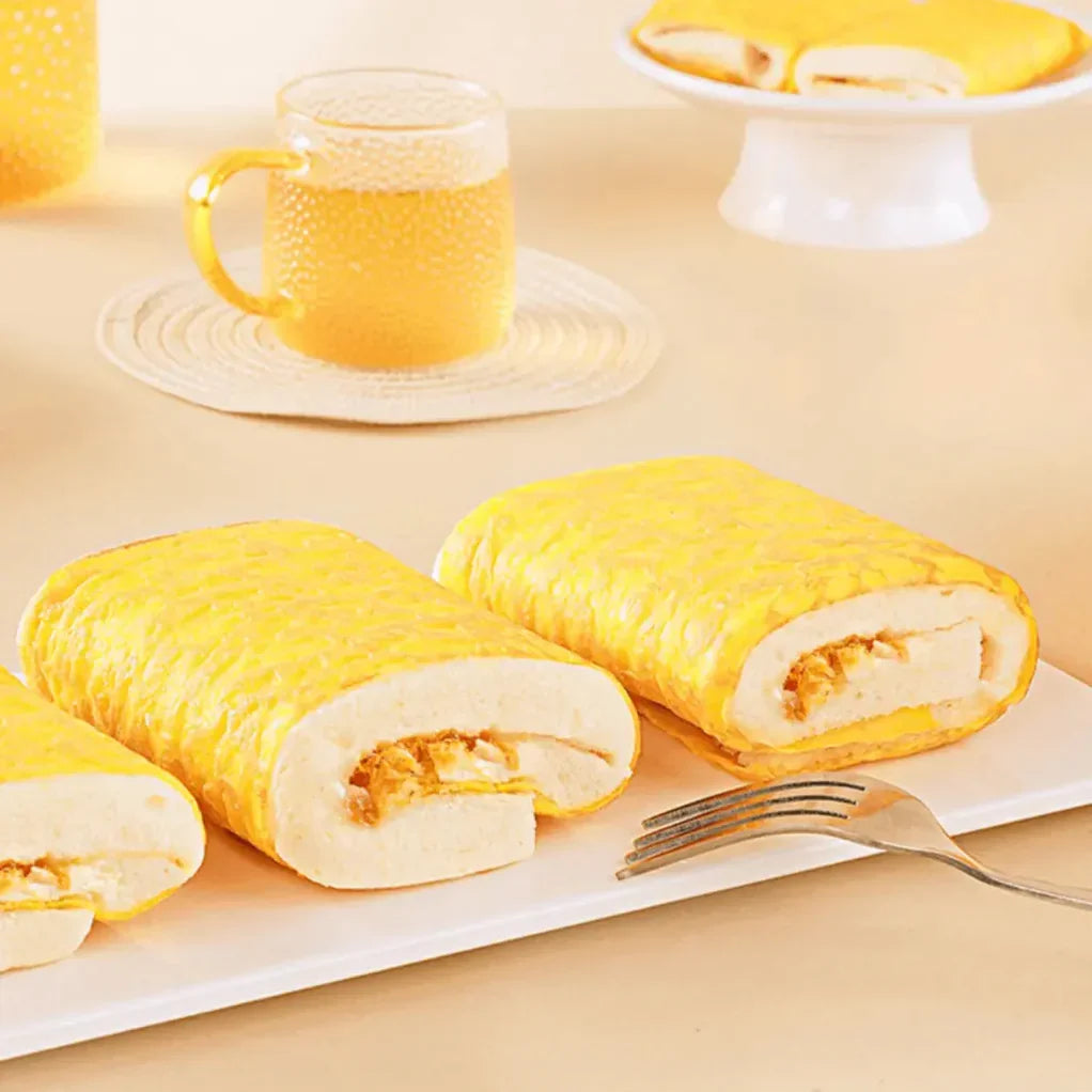 Egg Skin Wrapped Pork Floss Sandwich