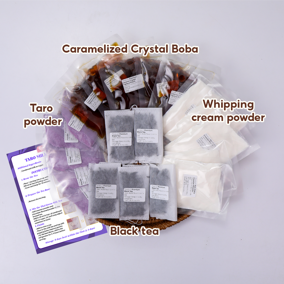 Taro Milk Tea Kit