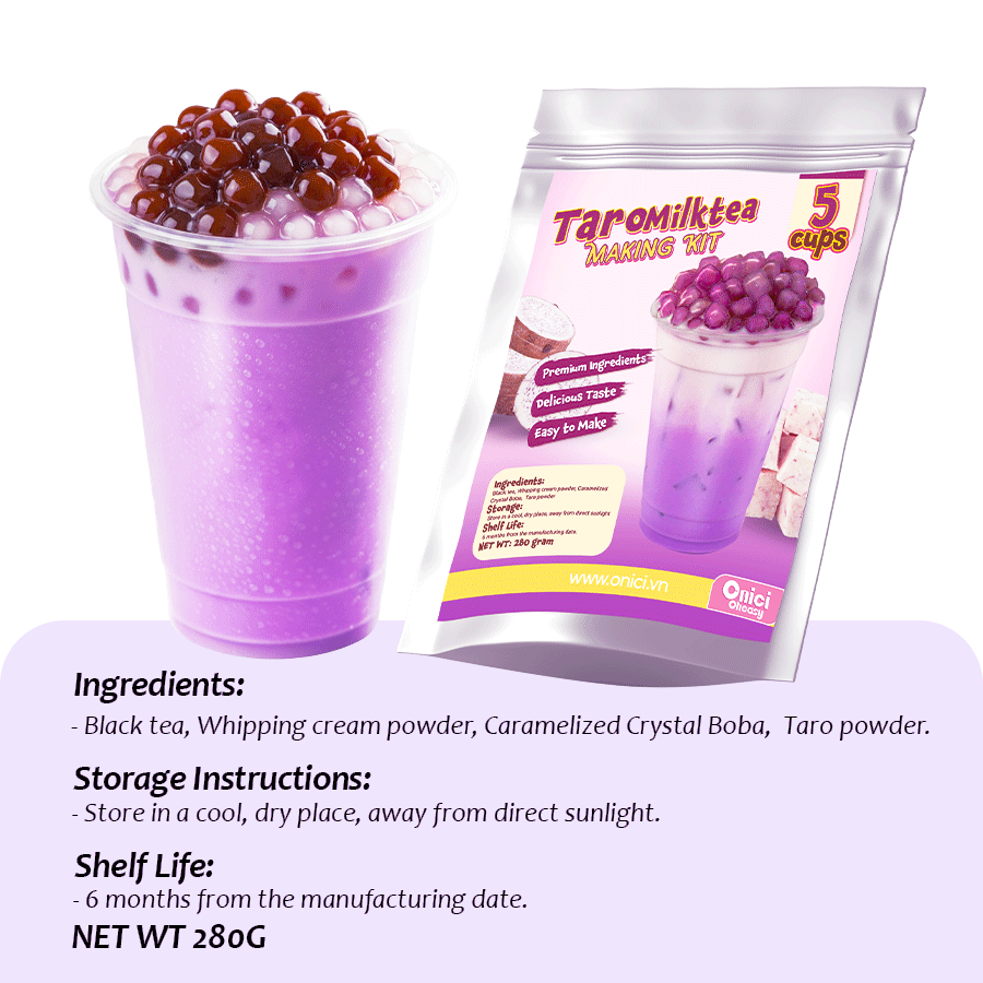 Taro Milk Tea Kit