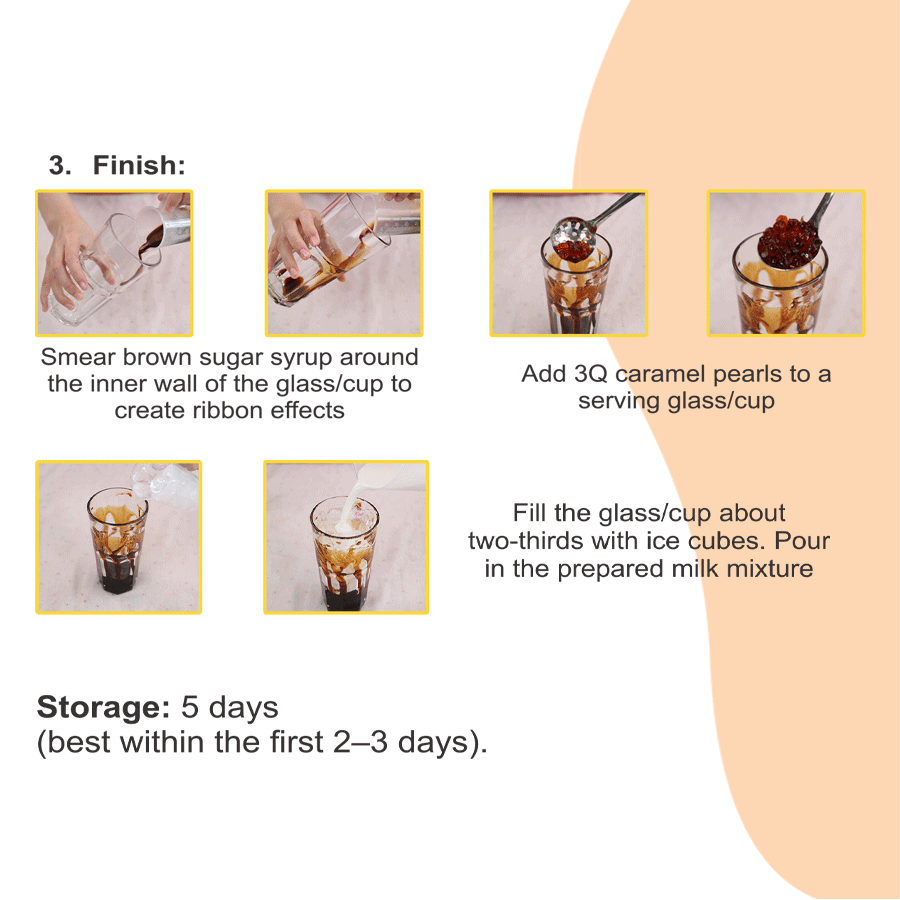 Brown Sugar Milk Tea Kit – DIY Boba Kit Makes 5 Cups