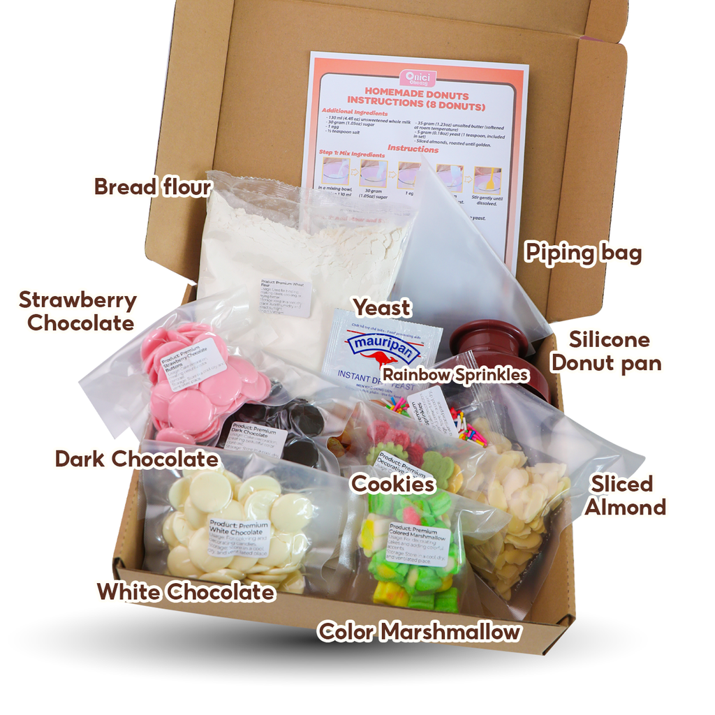 DIY DONUT MAKING KIT – Make 8 Homemade Donuts
